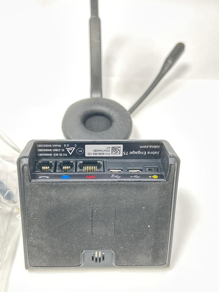 Jabra Engage 75 Wireless Headset System Professional DECT Black