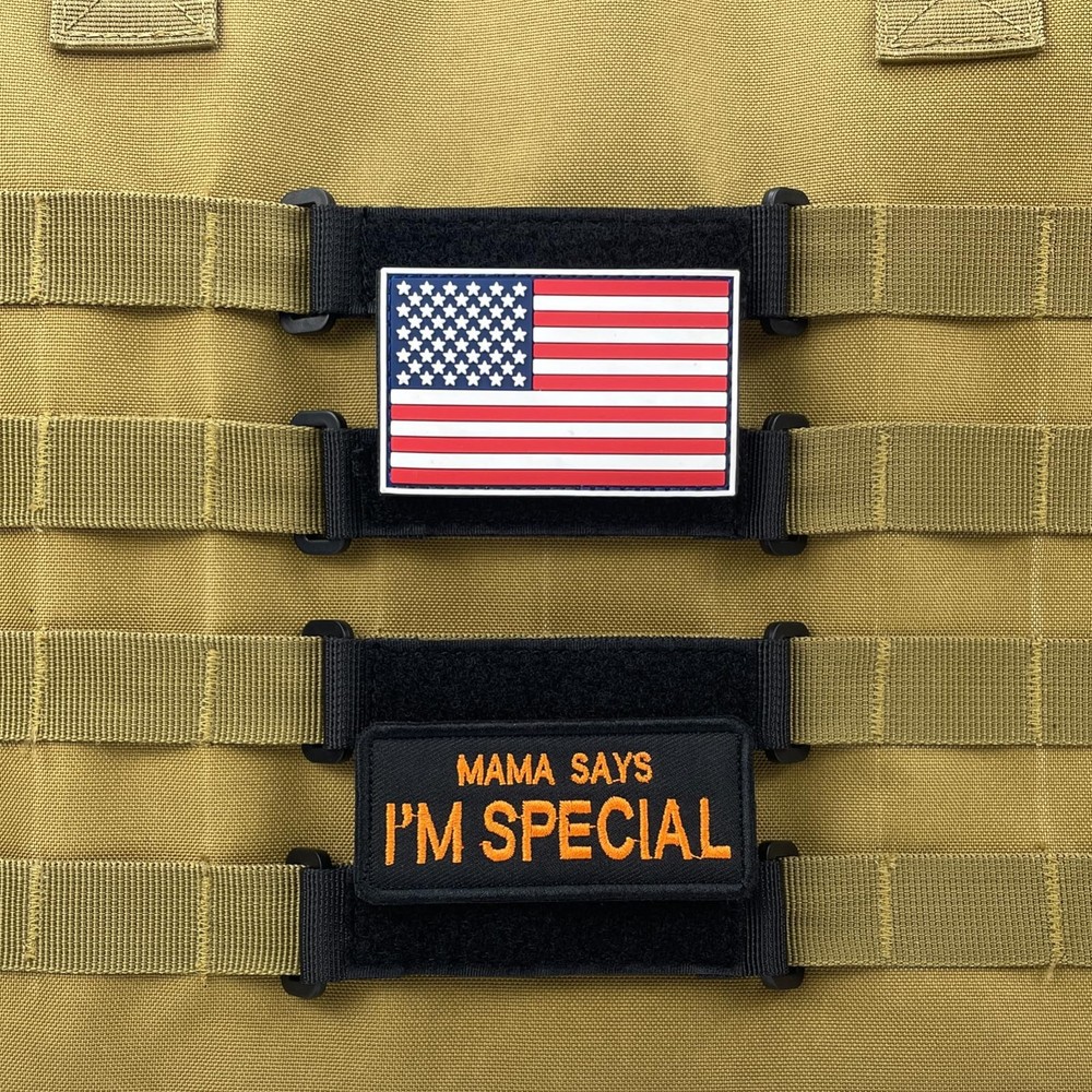 TSG Molle Patch Hook and Loop Tactical Patches Include PVC Patch