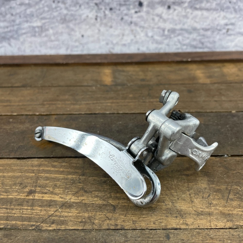 Vintage Campagnolo Record Front Derailleur Clamp On 28.6 Bottom Pull Campy C2