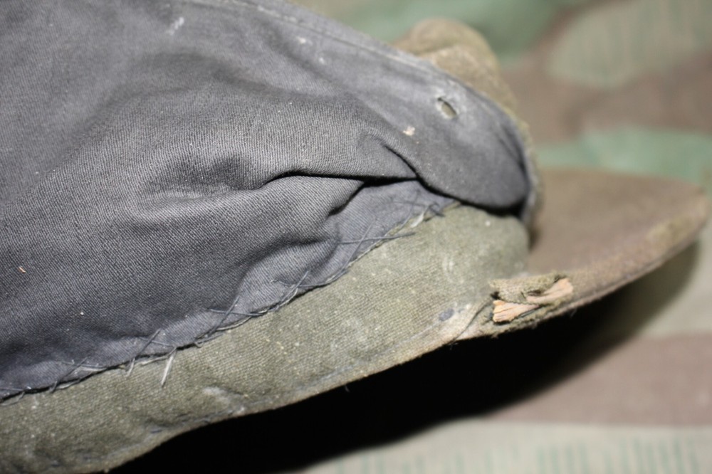 ORIGINAL WW2 GERMAN M43 FELDMUTZE STYLE FIELD CAP MODIFIED WH SS OSTFRONT