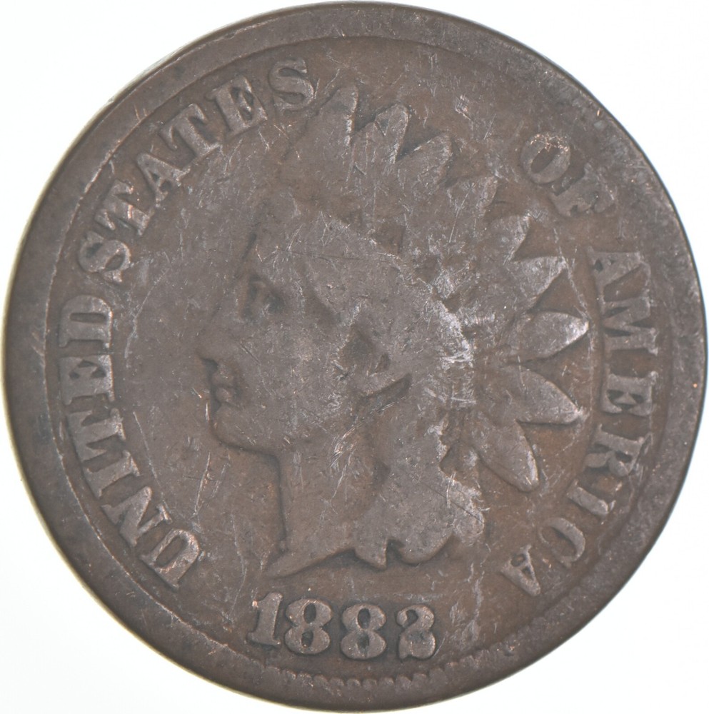 1882 Indian Head Cent AC