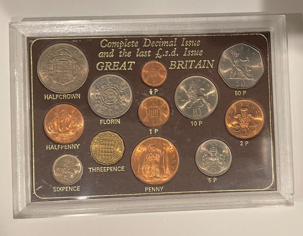 Complete Decimal Issue & the Last L. S. D. Issue GREAT BRITAIN
