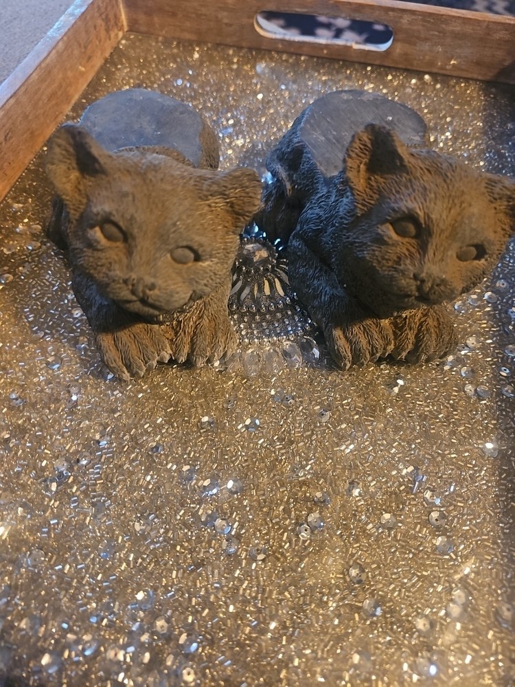 Vintage Cat Bookends