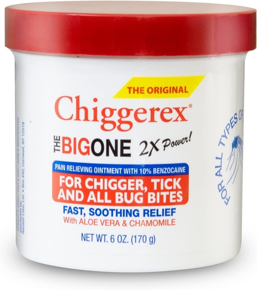 4X Chiggerex First Aid Medicated Ointment Chiggers and Bug Bites