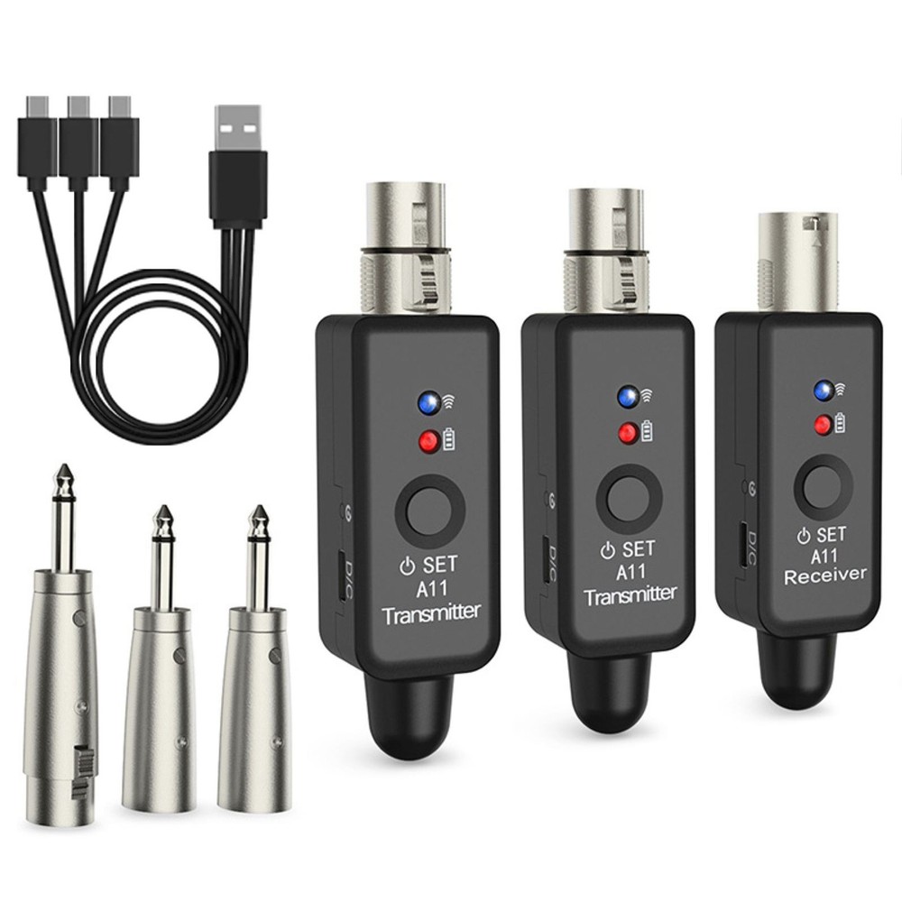 1* High Quality Audio Transmitter&Receiver For Multiple Microphone Plug and Play