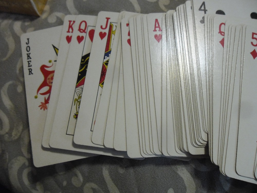 Western Airlines Playing Cards Single Deck. Vintage Pristine & Complete