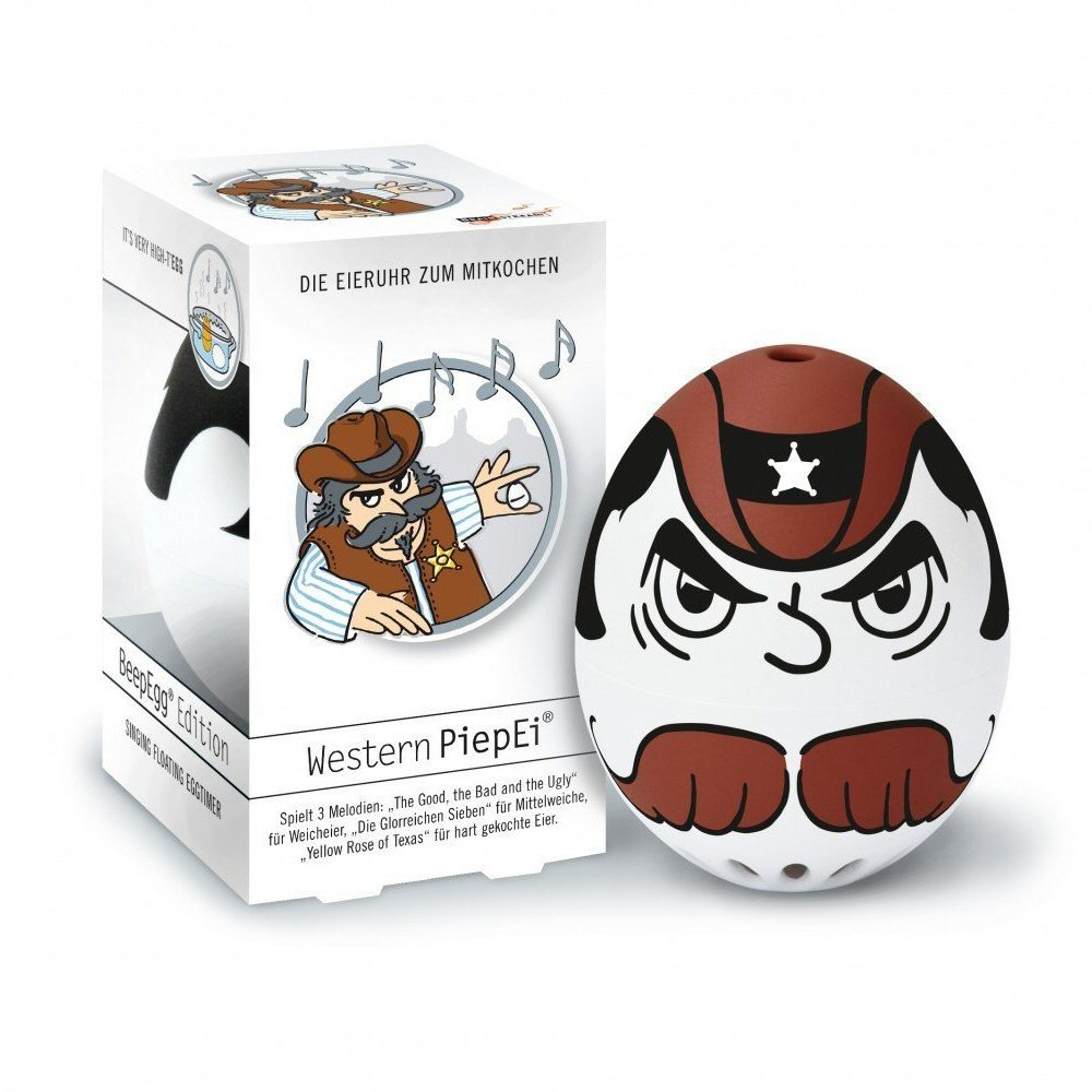 BrainStream BeepEgg Musical / Singing Floating Egg Timer - Western