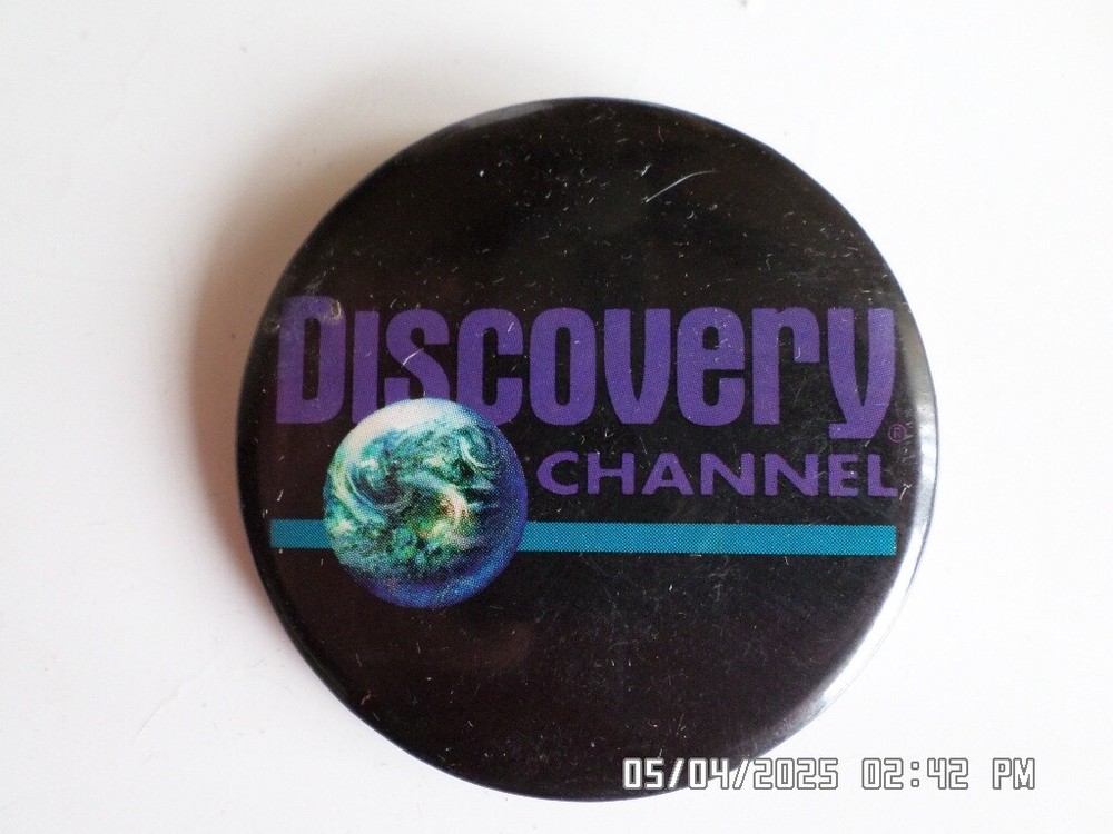 The Discovery Channel Advertising Pin