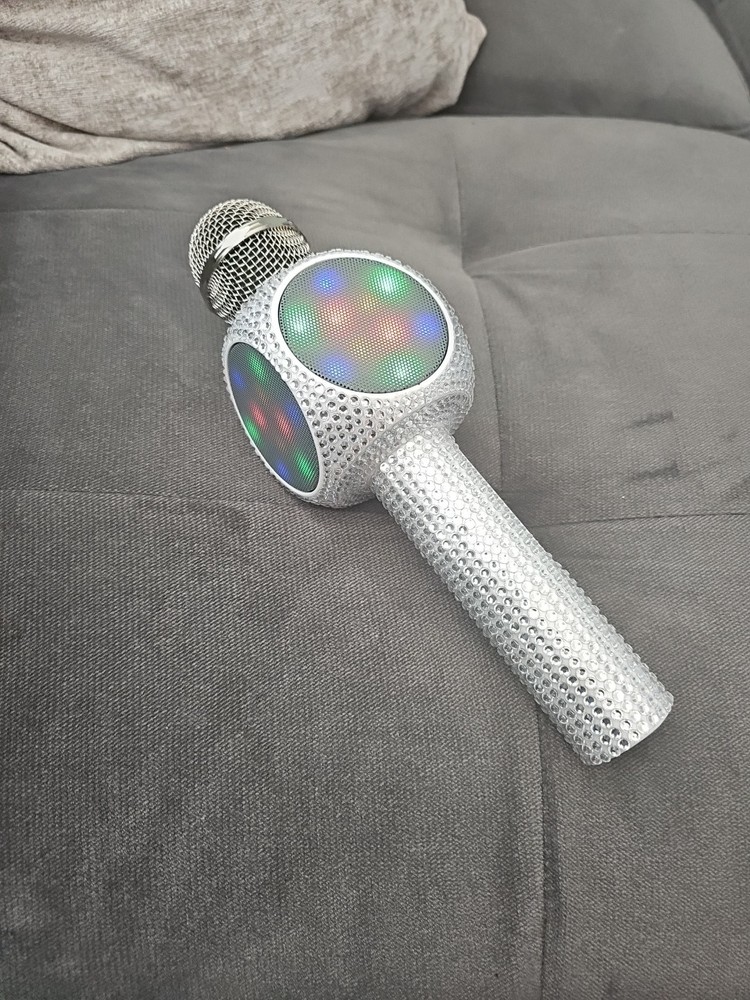 Silver Bing Wireless Sing-Along Karaoke Microphone