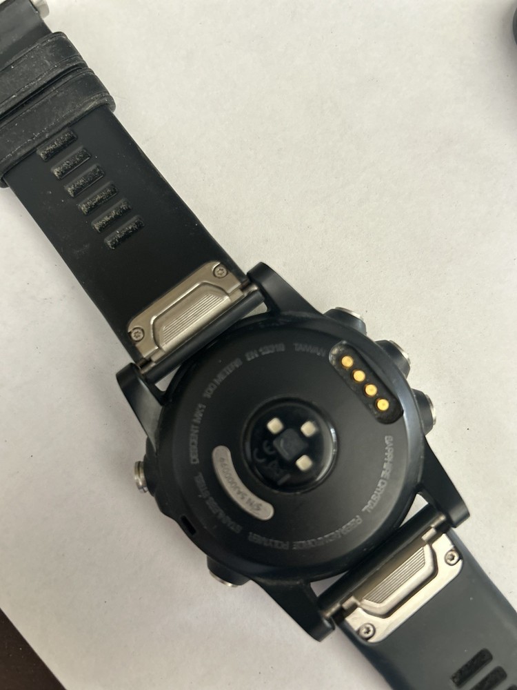 Garmin Descent Mk1 Dive Computer/Watch - Silver Sapphire/Black