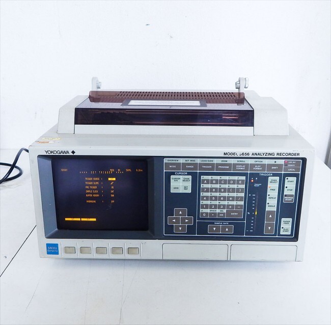 Yokogawa 3656 Analyzing Recorder Programmable with Recorder - Used -