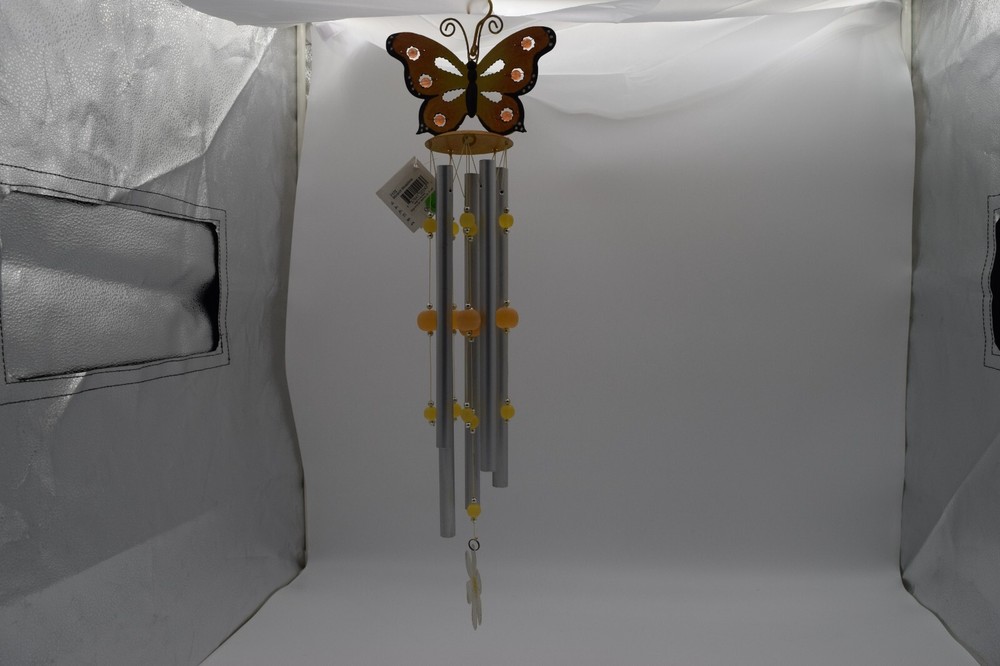 REGAL ART & GIFT MONARCH  WIND CHIME NWT 20"