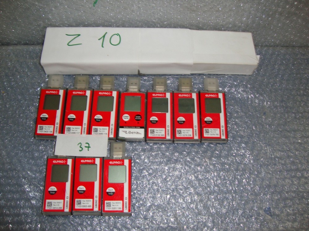 10 units Elpro Libero  Cold Chain Temperature Data Logger USB