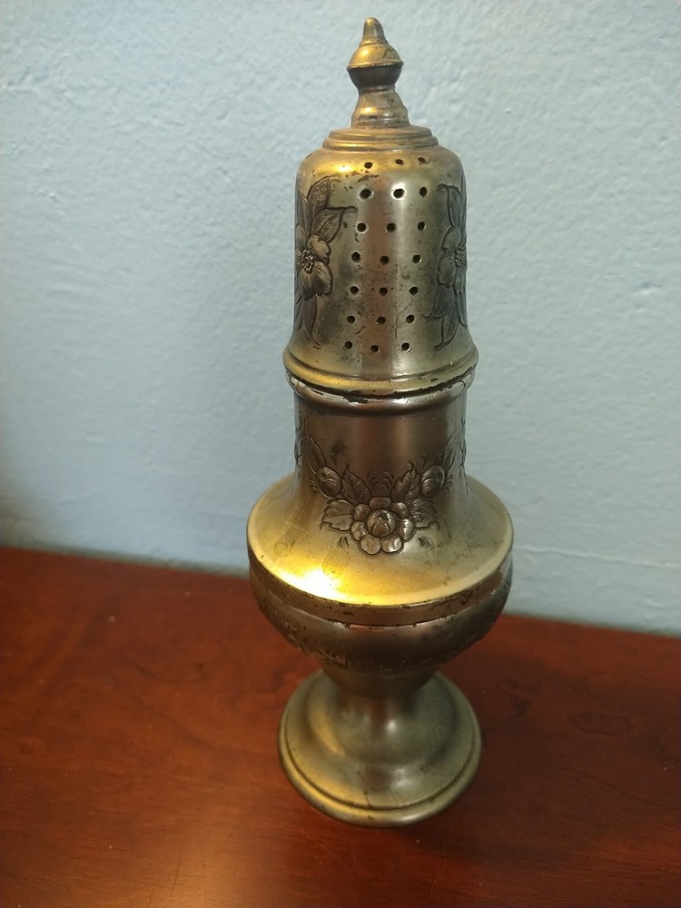 Vintage Sugar Shaker Caster Silverplated 8.5" Tall