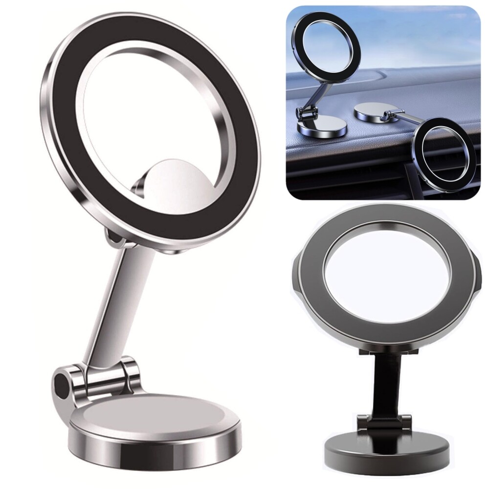 Magnetic cell Phone Holder Car Mount Dashboard Desktop Stand For iPhone Android