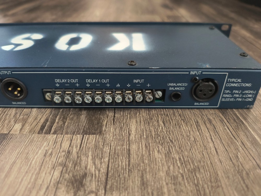 Symetrix 402 Dual Output Audio Delay - Tested - Missing System Status button