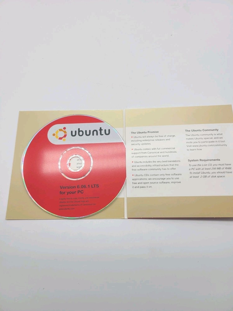 Ubuntu Linux Version 6.06 LTS Software