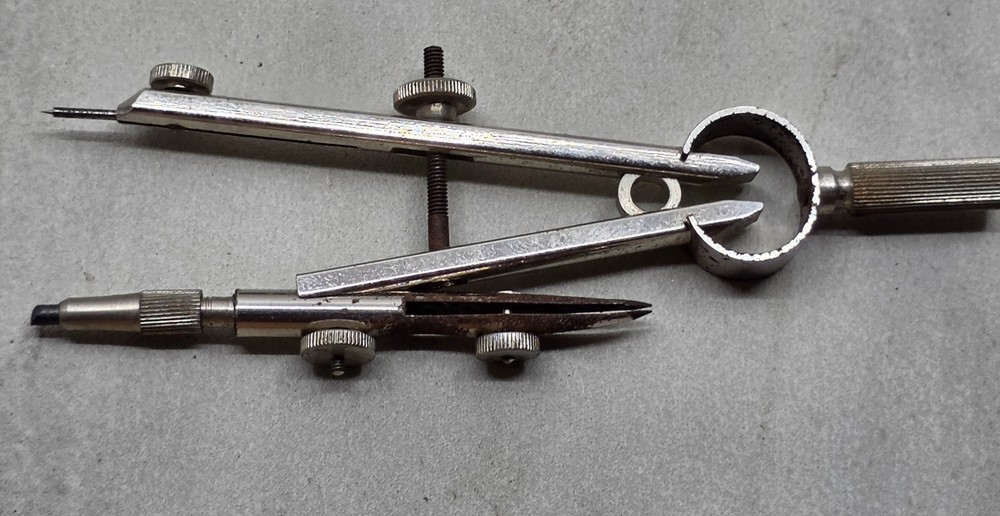 Vintage Cramercy Drafting Set And Compass Made in Germany