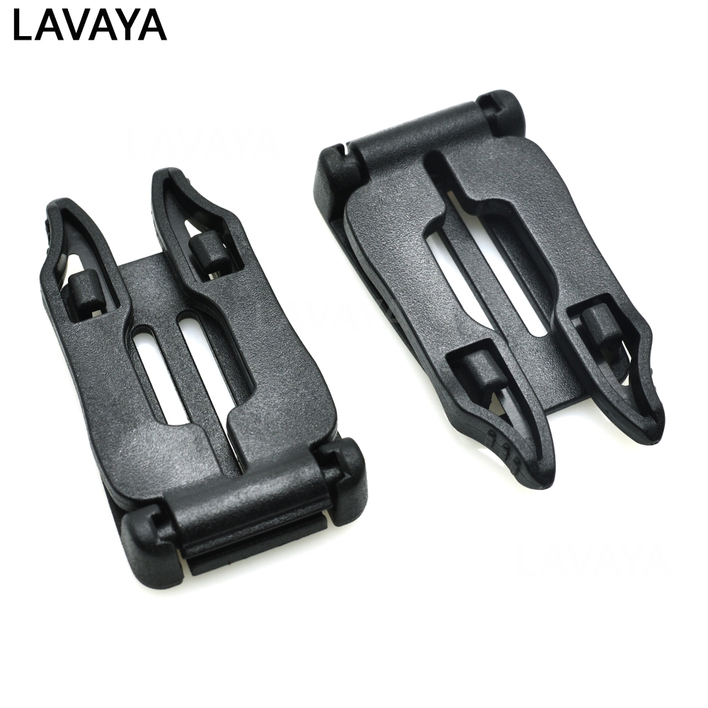Black Multi Molle Tactical Adjustable Foldable EDC Clip Buckle Connect Lock