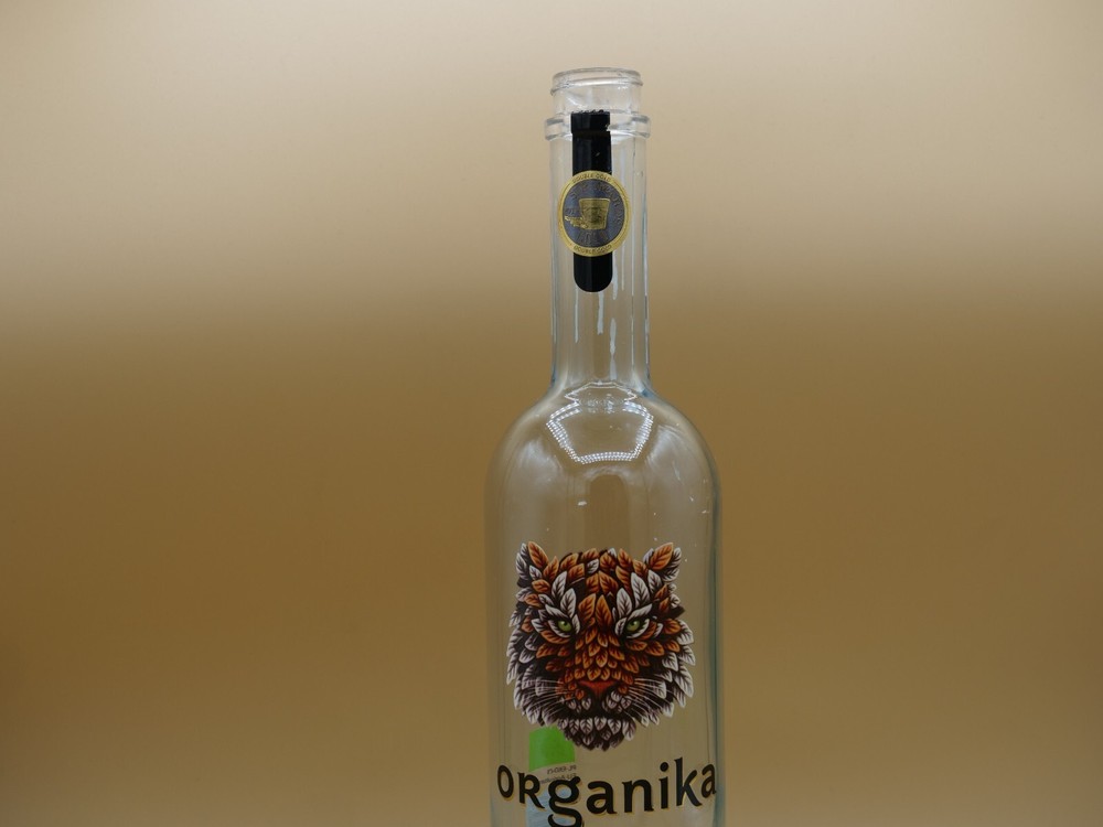 ORGANIKA Organic Vodka Clear EMPTY Bottle Decoration
