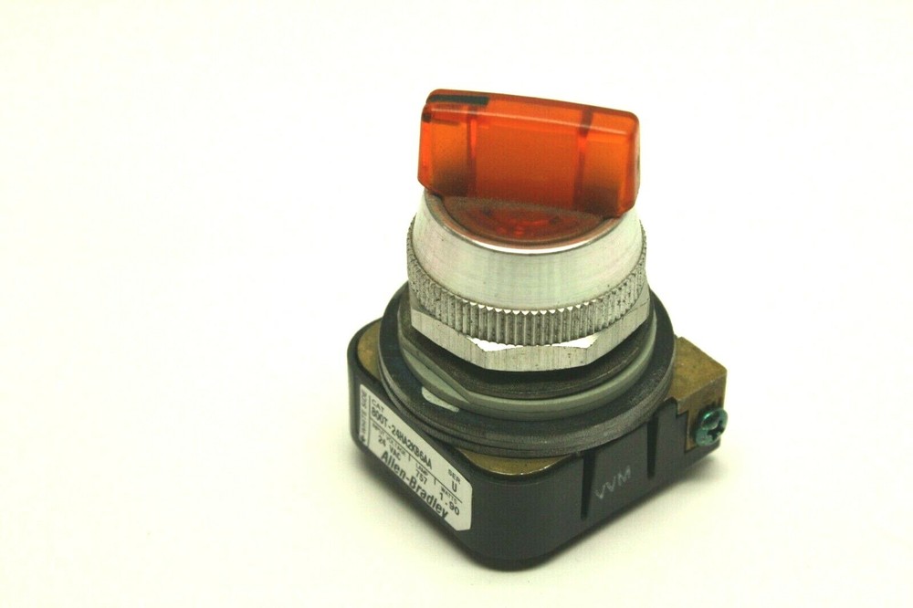 Allen Bradley 800T-24HA2KB6AA Illuminated Orange Selector Switch