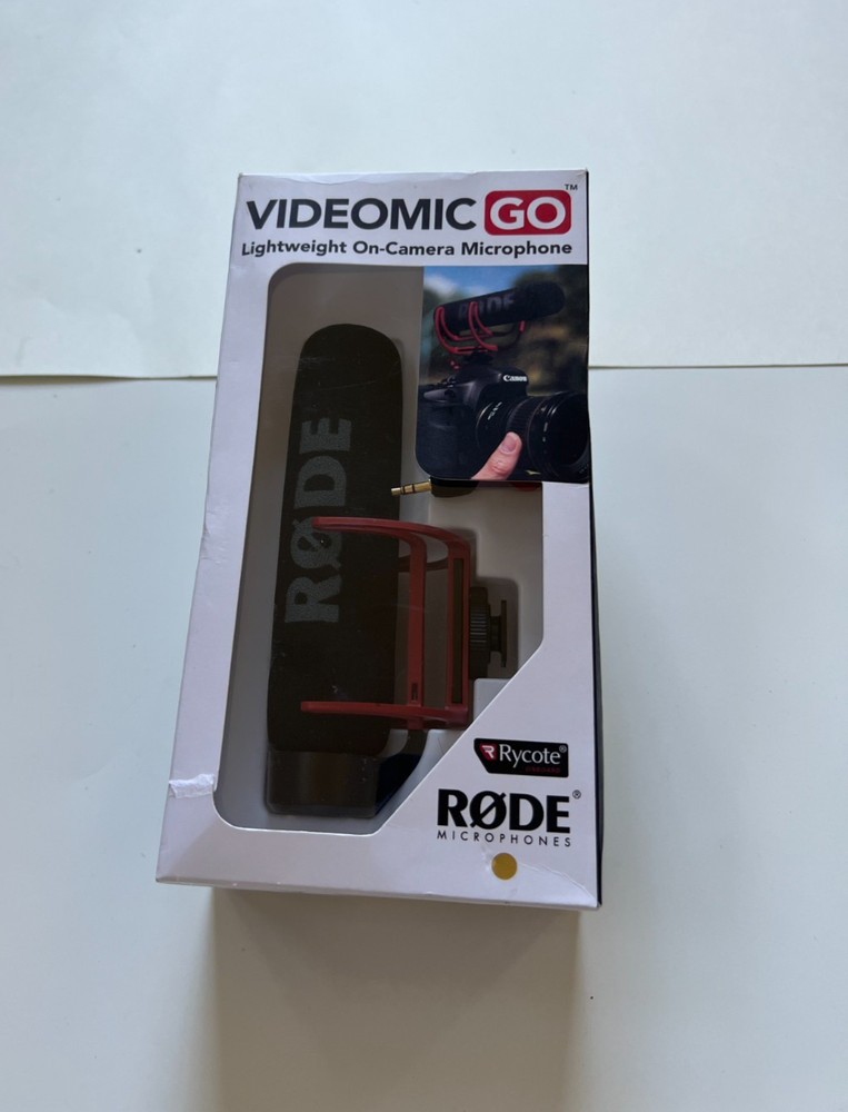 RØDE VideoMic GO On-Camera Shotgun Microphone – Open Box