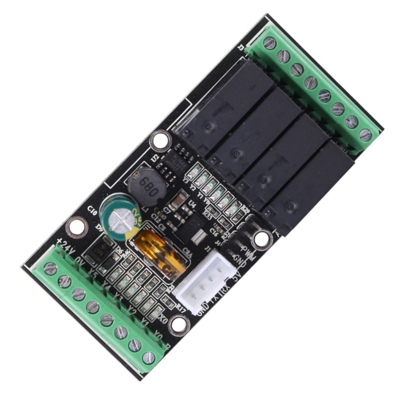 PLC Control Board Supports Analog Inputs FX2N-10MR Streamlined Easy to Use