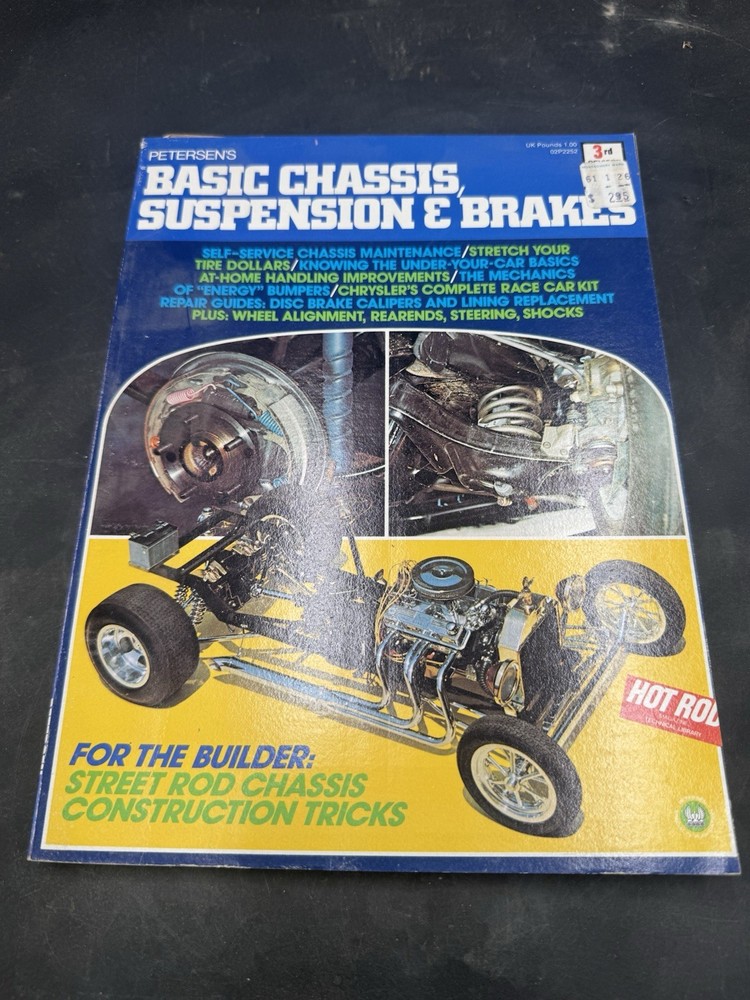 Petersen's Basic Chassis Suspension & Brakes No 3 1974 Hot Rod Technical Library