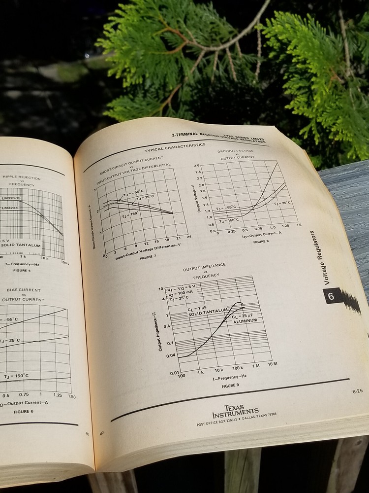 VINTAGE TEXAS INSTRUMENTS BOOK DATA ELECTRONIC MANUAL LINEAR CIRCUITS DATA 1984