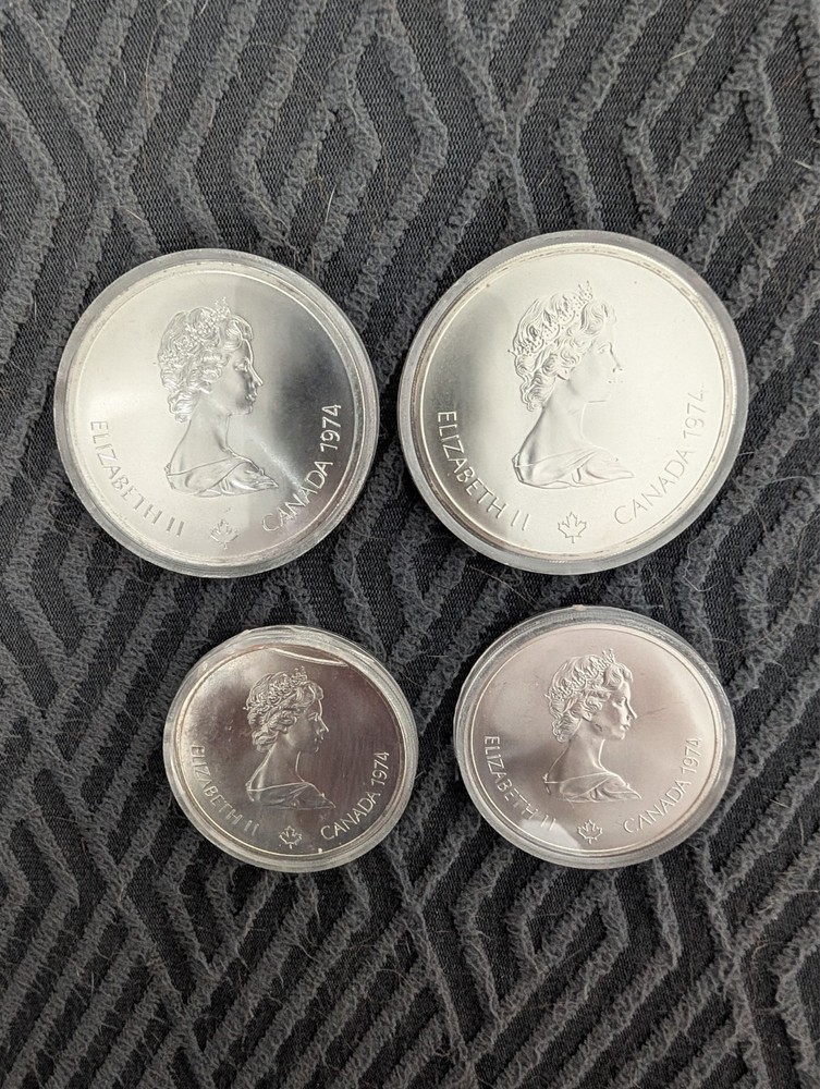 1976 Olympic Silver 4-Coin Set Uncirculated