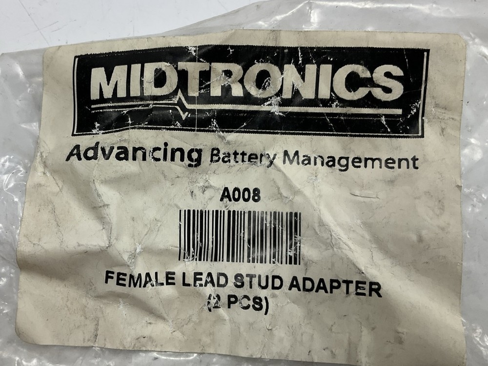 Midtronics A008 Female Lead Stud Adapters Group 31 / Top Threaded Post (1 Pair)