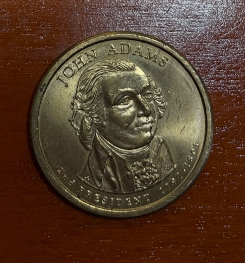 2007 P John Adam’s $1 Coin error coin