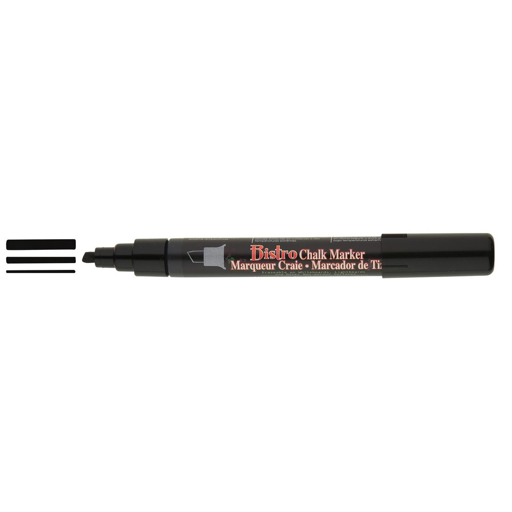 Uchida 483-C-1 Chisel Tip Bistro Chalk Marker Black