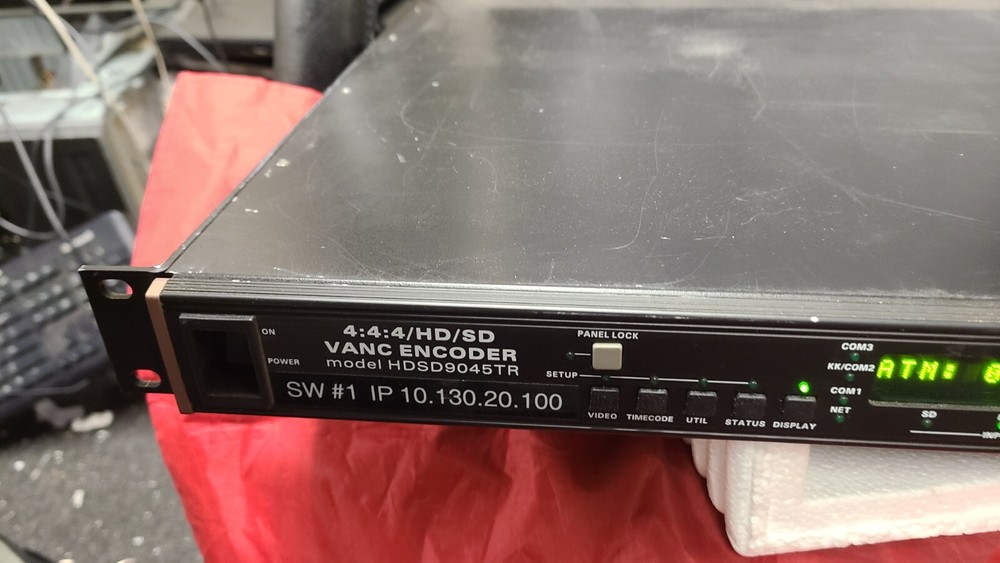 Evertz HD/SD 4:4:4 VANC Encoder HDSD9045TR