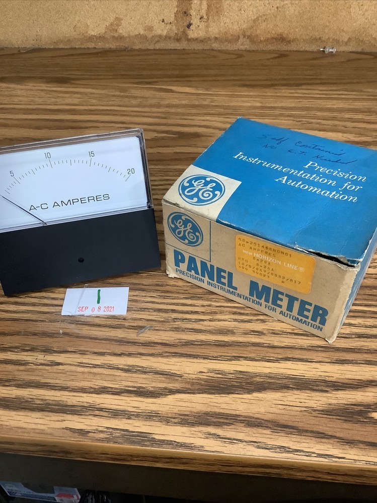 GE PANEL METER 50-251440NGNG1 AC AMPERES NOB