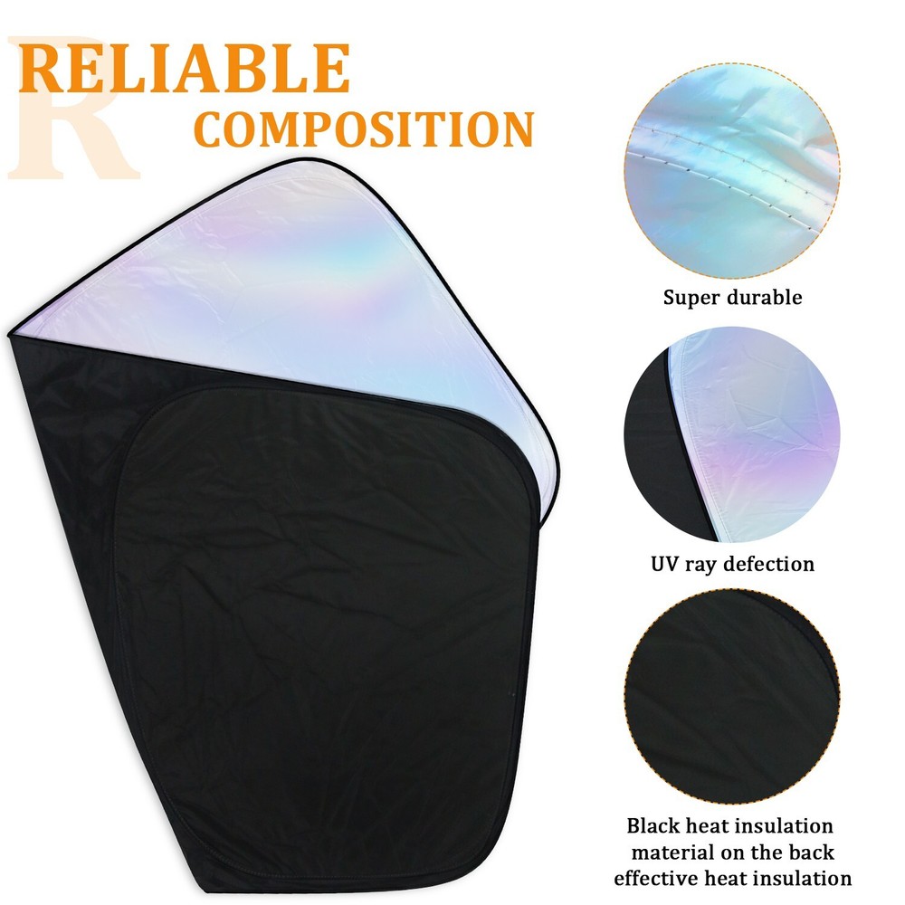 Foldable Car Front Rear Window Windshield Sun Shade Shield Cover Visor UV Block