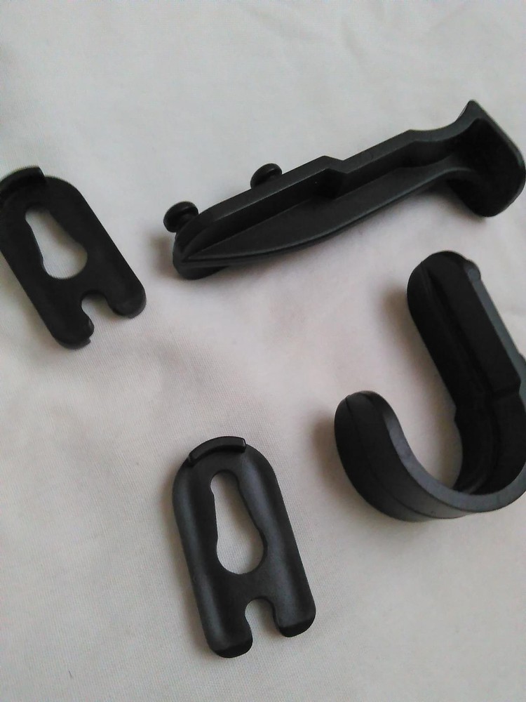 Plastic Mailbox Latch Set Replacement Kit – Black, Easy Install, Standard Mailbo