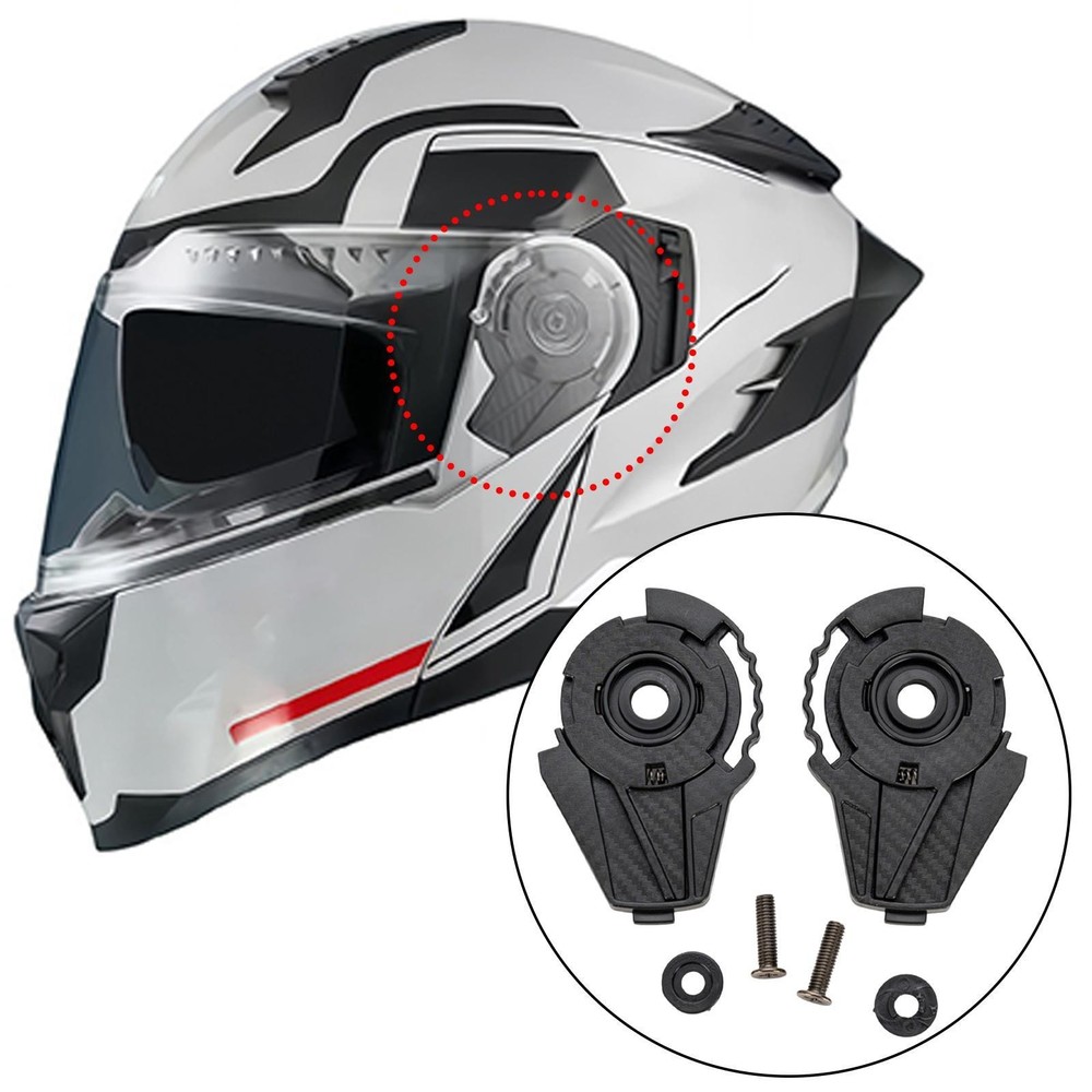 Compact Helmet Visors Base Left Right Premium ABS Material for Replacement Parts
