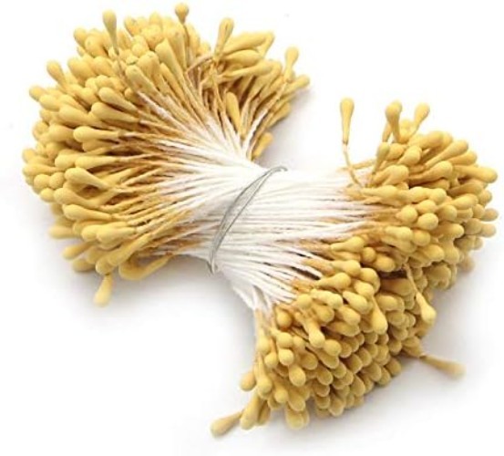 900 Count Matte Artificial Flower Stamens - Versatile for Scrapbooking & Crafts