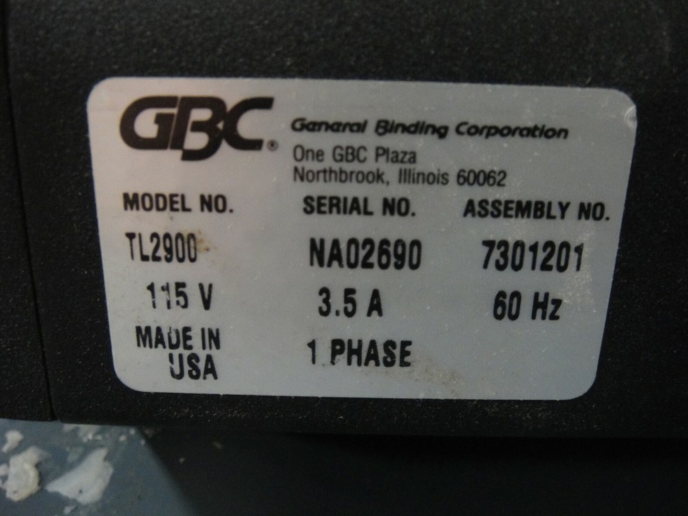 GBC TL2900 Modular 12" Electric Wire Closer