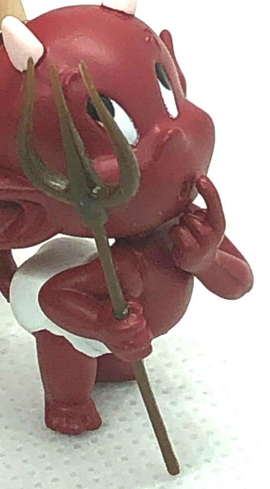 HOT STUFF: Little Devil Perplexed 3D Sculpted PVC PIN - Harvey Comics Licensed