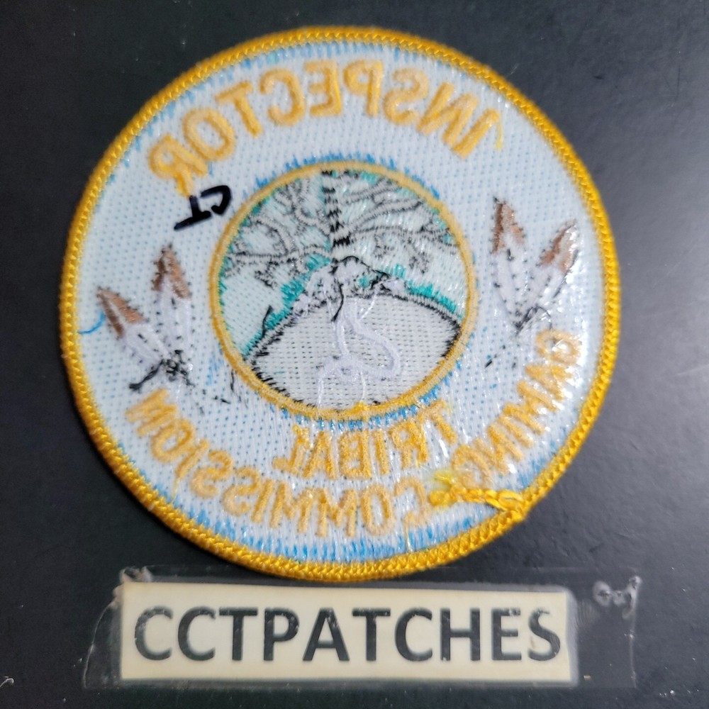 CONNECTICUT TRIBAL GAMING COMMISSION INSPECTOR SHOULDER PATCH CT