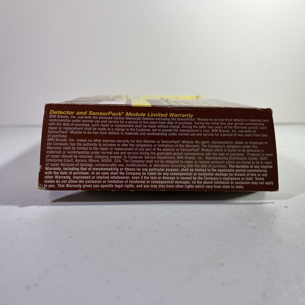 BRK, CO1000B Carbon Monoxide Detector