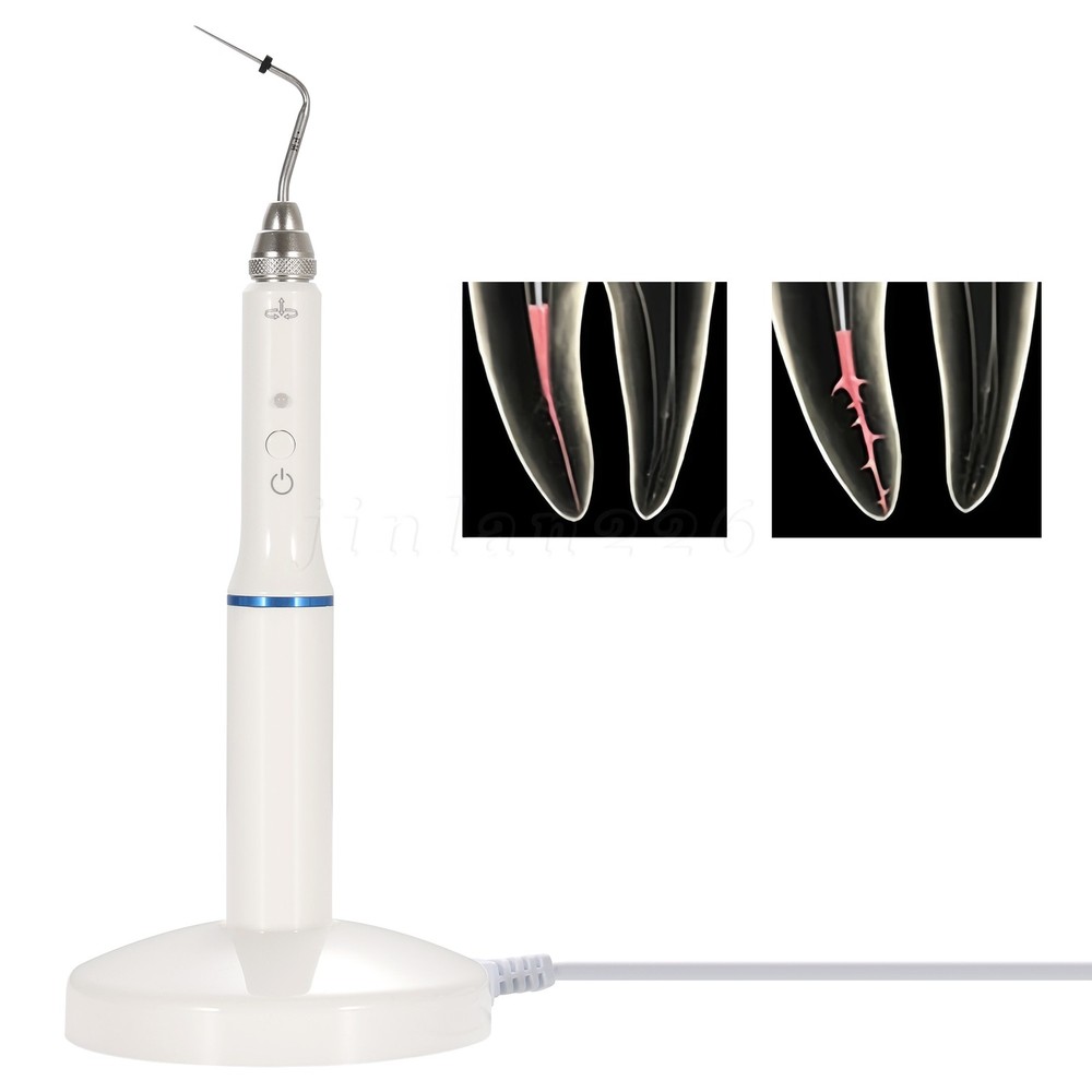 Dental Gutta Percha Obturation System Endo Heated Pen w/ 2 Tips