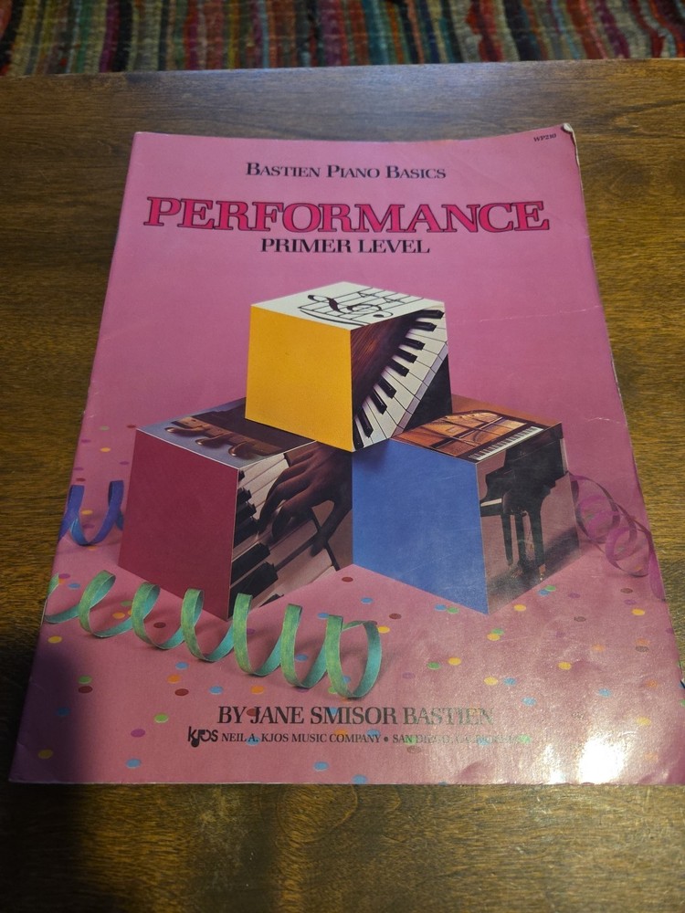 1 Book - Bastien piano basics primer level - Performance
