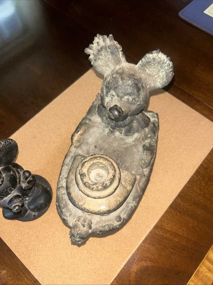 Vintage Mickey Mouse Bronze Casting Molds. Collectible Artifacts