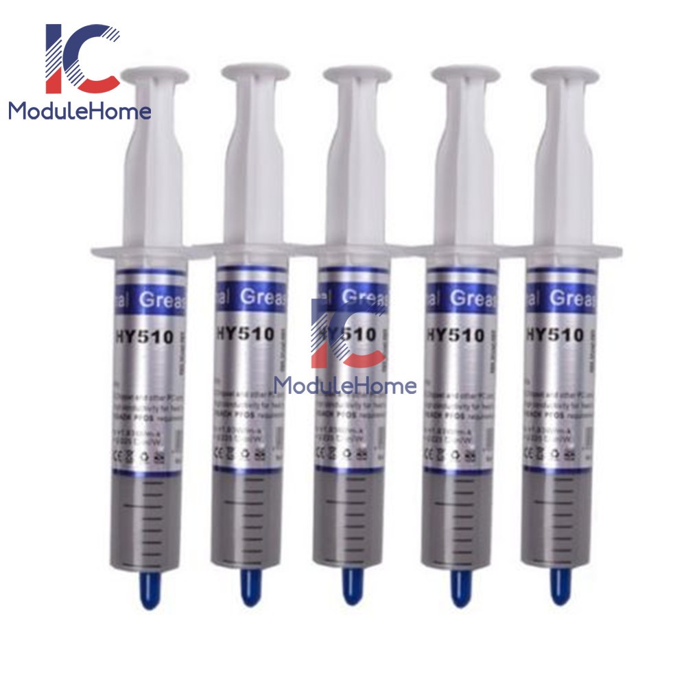 10PCS HY510 30g Grey Thermal Conductive Grease Paste For CPU GPU Chipset Cooling