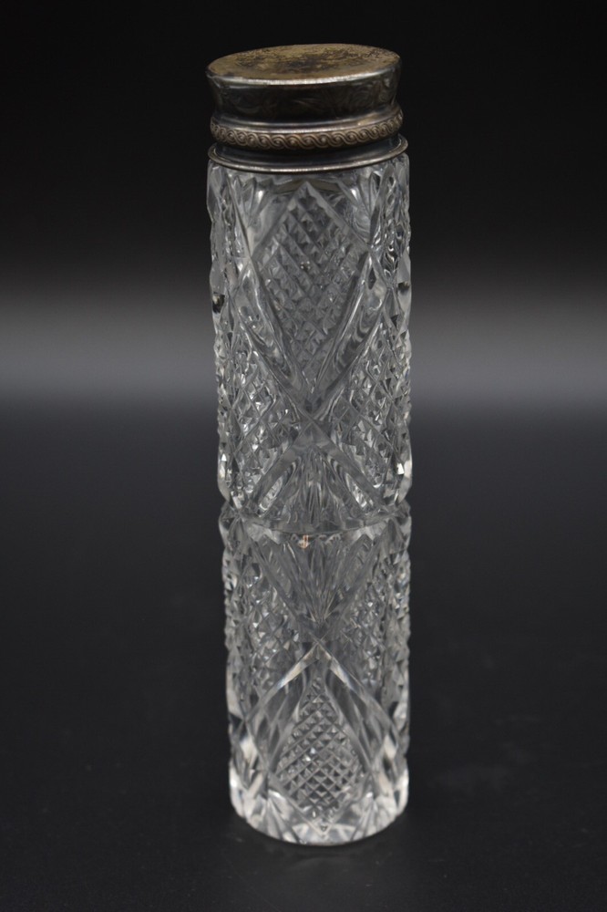 Gorham Sterling Silver Hawkes Devonshire ABP 6 1/4" Cylindrical Perfume Bottle