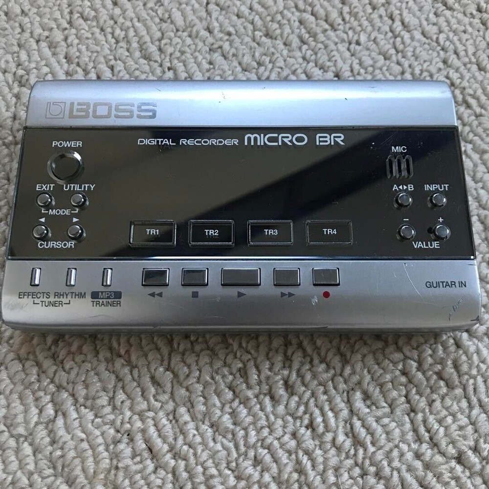 Boss MICRO BR 4-Track Digital Pocket Recorder Multitrack Tested
