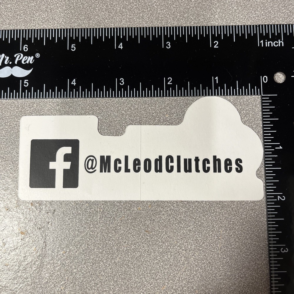 McLEOD PERFORMANCE ENGINEERED DRIVETRAIN COMPONENTS racing sticker/decal 5”x2”